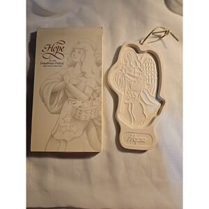 1994 Longaberger Pottery -‎ "HOPE" - Angel Series Cookie Mold NEW!!